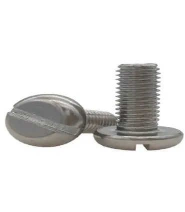 M4X6 TORNILLO ALOMADO RANURADO DIN 85 INOX A2