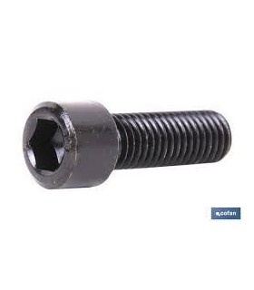 UNC 1/2X50 TORNILLO ALLEN DIN 912 8.8 NEGRO