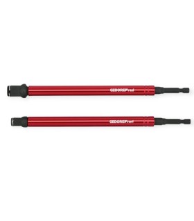 JUEGO ADAPTADORES LARGOS 200mm P/PUNTAS Y VASOS 1/4"