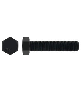 TORNILLO DIN 933 8.8 SAE NEGRO
