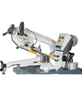 SIERRA CINTA MG Mod. CY-210-M TRIFASICA 380V Manual, Giro 45º, Capacidad Ø160mm