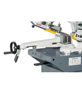 SIERRA CINTA MG Mod. CY-210-M TRIFASICA 380V Manual, Giro 45º, Capacidad Ø160mm