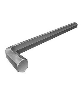 LLAVE ALLEN A/CARBONO 8MM ZINCADA  ***ECO