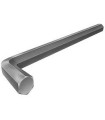 LLAVE ALLEN A/CARBONO 8MM ZINCADA  ***ECO
