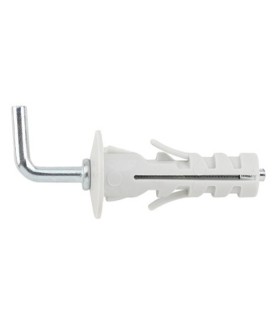 TACO NYLON C/GANCHO RECTO M-5x45 Ø12