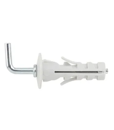 TACO NYLON C/GANCHO RECTO M-5x45 Ø12