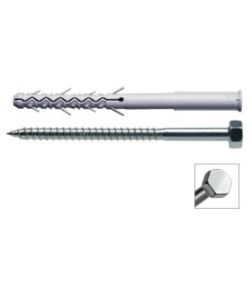 UD. TACO + TORNILLO HEXAGONAL 8x100