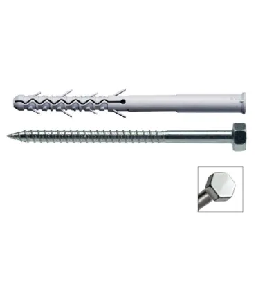 UD. TACO + TORNILLO HEXAGONAL 8x100