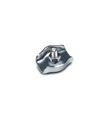 SUJETACABLE PLANO SIMPLE ZINC DE Ø3MM