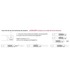 ADAPTADOR PARA EXTENSION SDS-MAX DOBLE iconnect