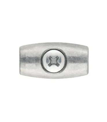 SUJETACABLE OVAL ZN CABLE Ø 2mm M5