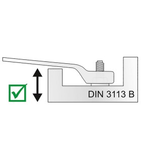LLAVE COMBINADA DIN3113B CODO 60mm