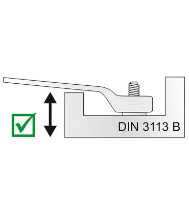 LLAVE COMBINADA DIN3113B CODO 60mm