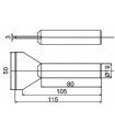 PALA COBRE 50MM PARA SOLDADOR CORREA TERMO 300W