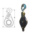 POLEA DESMONTABLE P-80 7.000KG para cable hasta Ø20mm