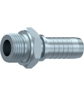 MACHO CILÍNDRICO ASIENTO PLANO   3/4" BSP DN 3/4"
