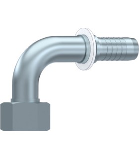HEMBRA GIRATORIA 90° MÉTRICA CON JUNTA Ø 10 L 16X1,5 DN 1/4"