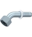 HEMBRA GIRATORIA 45° MÉTRICA CON JUNTA Ø 10 L 16X1,5 DN 5/16"