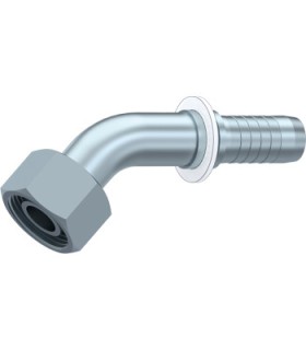 HEMBRA GIRATORIA 45° MÉTRICA CON JUNTA Ø 12 L 18X1,5 DN 5/16"