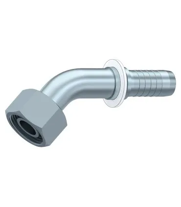HEMBRA GIRATORIA 45° MÉTRICA CON JUNTA Ø 12 L 18X1,5 DN 3/8"