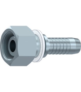HEMBRA GIRATORIA MÉTRICA CONO 24º/60º  Ø 10L  M16X1.5 DN 1/4"