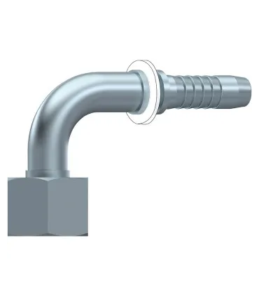 HEMBRA GIRATORIA MÉTRICA 90° SERIE FRANCESA Ø 21,2 M30X1,5 DN 5/8"