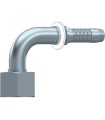 HEMBRA GIRATORIA MÉTRICA 90° SERIE FRANCESA Ø 21,2 M30X1,5 DN 5/8"