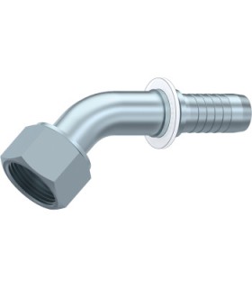 HEMBRA GIRATORIA ORFS 45° ASIENTO PLANO 9/16" 18H UNF DN 1/4"