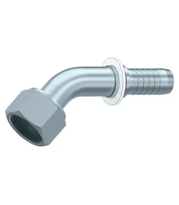 HEMBRA GIRATORIA ORFS 45° ASIENTO PLANO 11/16" 16H UNF DN 1/4''