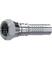 HEMBRA GIRATORIA RECTA CONO 60° +JUNTA, INTERLOCK 1"1/4 BSP DN 1"1/4