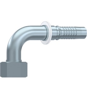 HEMBRA GIRATORIA MÉTRICA 90° CONO24° +JUNTA INTERLOCK M42X2 DN 1"