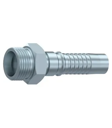MACHO METRICO CONO 24° +JUNTA INTERLOCK M30X2 DN 3/4"