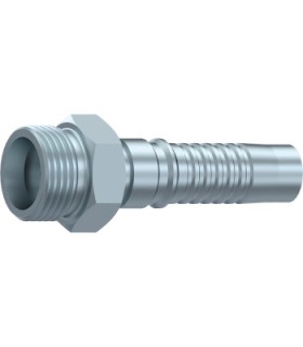 MACHO METRICO CONO 24° +JUNTA INTERLOCK M42X2 DN 1"