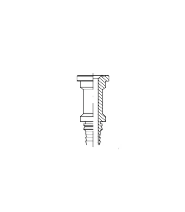 INTERLOCK BRIDA CAT 3/4" Ø41,3 RECTO DN 3/4"