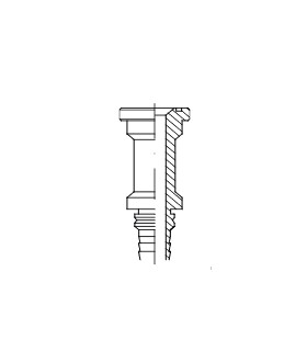 INTERLOCK BRID CAT 1 1/4" Ø54 RECTO DIN 1 1/4"
