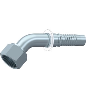 CODO 45° ORFS INTERLOCK Ø 3/4" 1"3/16 12H UNF