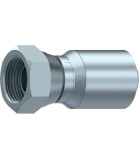 HEMBRA GIRATORIA  RECTA S.43 UNA SOLA PIEZA 1/2" BSP DN 1/2"