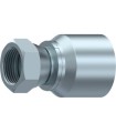 HEMBRA GIRATORIA RECTA UNA SOLA PIEZA BSP ASIEN,PLANO 1/4" BSP DN 1/4"