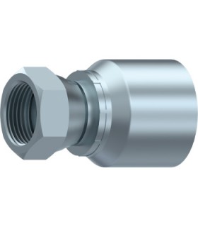 HEMBRA GIRATORIA RECTA UNA SOLA PIEZA BSP ASIEN,PLANO 3/8" BSP DN 5/16"