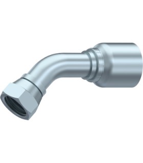 HEMBRA GIRATORIA 45°,UNA SOLA PIEZA BSP C,60°C/J,TOR 2" BSP DN 2"