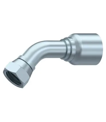 HEMBRA GIRATORIA 45°,UNA SOLA PIEZA BSP C,60°C/J,TOR 2" BSP DN 2"