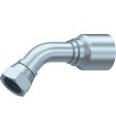 HEMBRA GIRATORIA 45°,UNA SOLA PIEZA BSP C,60°C/J,TOR 2" BSP DN 2"