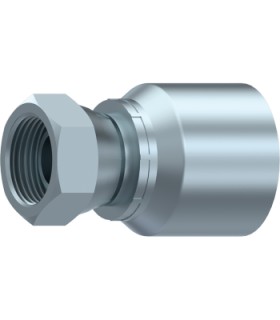 HEMBRA GIRATORIA RECTA S.43 UNA SOLA PIEZA 1" - 11 1/2 H NPSM DN 1"