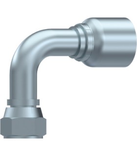 HEMBRA GIRATORIA  90° S.43 UNA SOLA PIEZA JIC37° 7/8" 14H UNF DN 5/8"