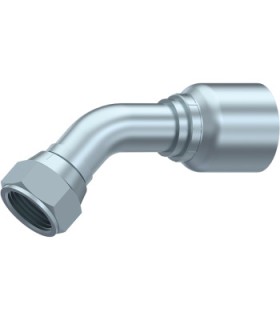 HEMBRA GIRATORIA  45° S.43 UNA SOLA PIEZA JIC37° 1"1/16 12H UN DN 3/4"