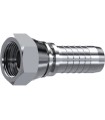 HEMBRA GIRATORIA  RECTA CONO 60° INOX 1/4" BSP DN 3/16"