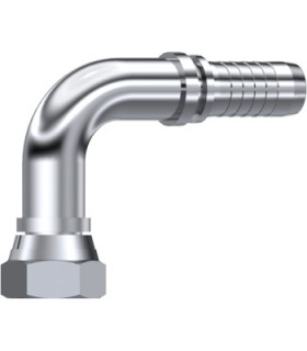 HEMBRA GIRATORIA  90° CONO 60° INOX 1/4" BSP DN 1/4"