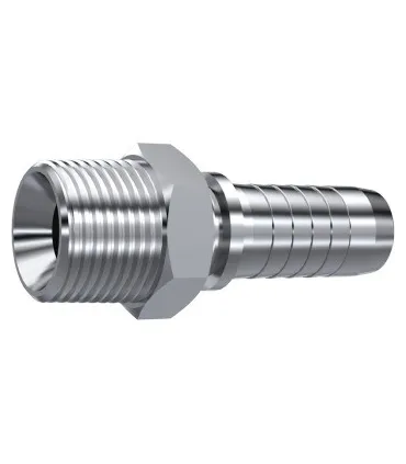 MACHO ROSCA CÓNICA CONO 60° INOX 1/4" BSPT DN 1/4"