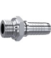 MACHO CIL. ASIENTO PLANO INOX 1/2" BSP DN 1/2"