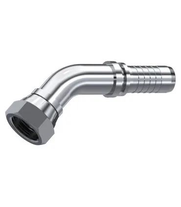 HEMBRA GIRATORIA  45° ASIENTO PLANO INOX 1/4" BSP DN 1/4"
